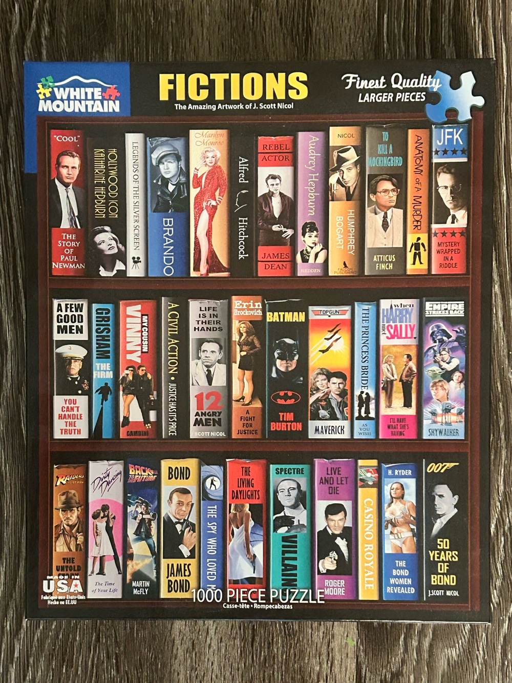 White Mountain Fictions 1,000-Piece Puzzle - Picture 1 of 9